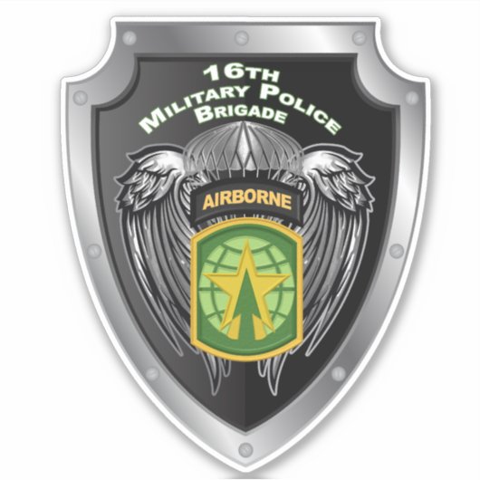 16e brigade van de militaire politie in de lucht sticker (Voorkant)