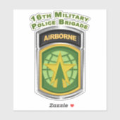 16e brigade van de militaire politie in de lucht sticker (Vel)