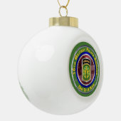 16e brigade van de militaire politie keramische bal ornament (Links)