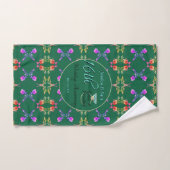 16e bruiloft Jubileum Green Peridot Tea Towel Handdoek (Handdoek)