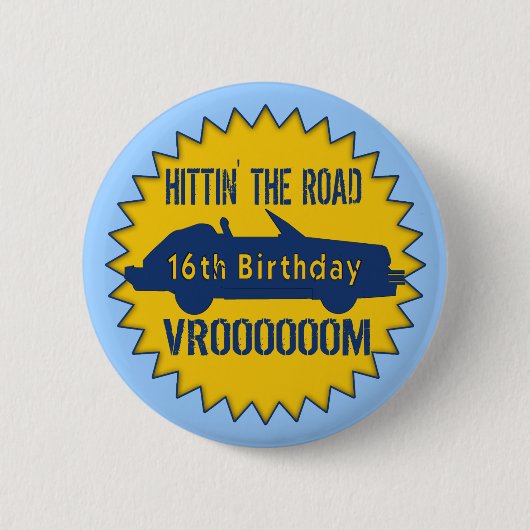 16e Button van de Birthday Party (Voorkant)
