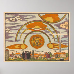 16e cent. Celestial Phenomenon - Grote kunstdruk Poster