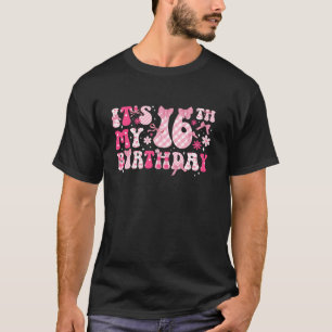 16e Coquette Thema Verjaardag Zestien jaar oude Co T-shirt