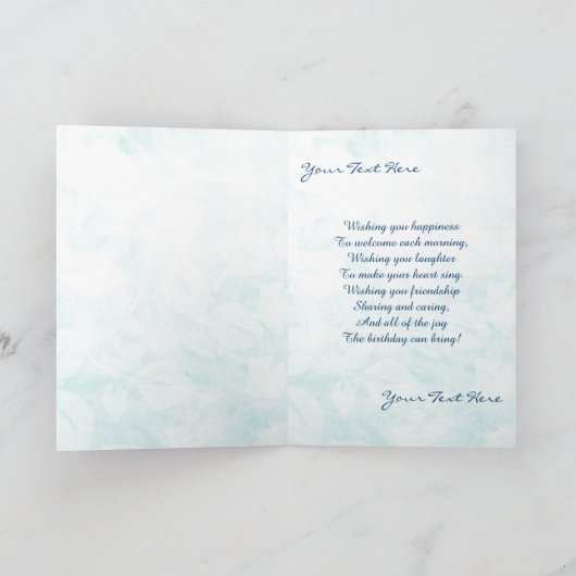 16e Diva genummerde wenskaarten Kaart (Binnen)