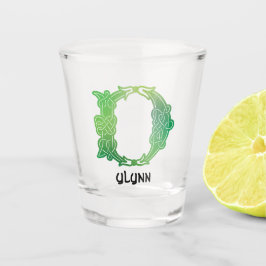 16e eeuw Celtic Knot Capital Letter D Shot Glas