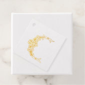 16e eeuw Celtic Knot Decorative Capital C Bedankjes Labels (Met doos)