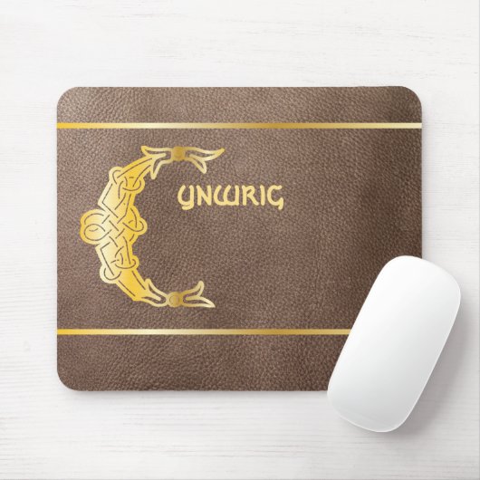 16e eeuw Celtic Knot Decorative Capital C Muismat (Met muis)