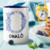 16e eeuw Celtic Knot Decorative Capital D Mok