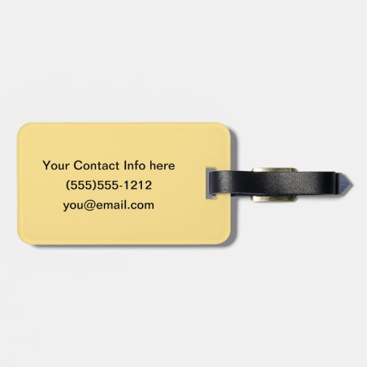 16e eeuw Celtic Knot Decorative Capital H Bagagelabel (Achterkant horizontaal)