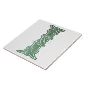 16e eeuw Celtic Knot Decorative Capital I Tegeltje (Zijkant)