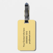 16e eeuw Celtic Knot Decorative Capital M Bagagelabel (Achterkant verticaal)