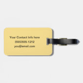 16e eeuw Celtic Knot Decorative Capital M Bagagelabel (Achterkant horizontaal)