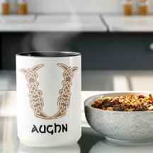 16e eeuw Celtic Knot Decorative Capital/Mok