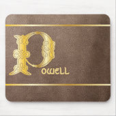 16e eeuw Celtic Knot Decorative Capital P Muismat (Voorkant)