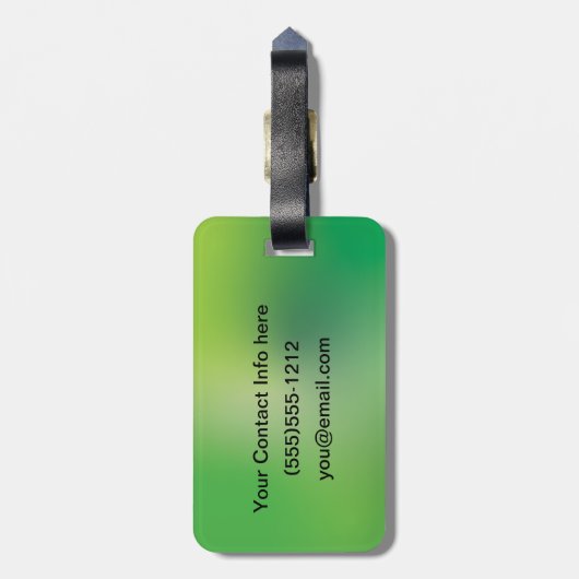 16e eeuw Celtic Knot Decorative Capital S Bagagelabel (Achterkant verticaal)