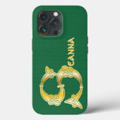 16e eeuw Celtic Knot Decorative Capital S Case-Mate iPhone Case (Achterkant)