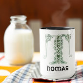 16e eeuw Celtic Knot Decorative Capital T Mok