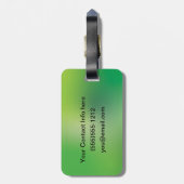 16e eeuw Celtic Knot Decorative Capital W Bagagelabel (Achterkant verticaal)