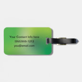 16e eeuw Celtic Knot Decorative Capital W Bagagelabel (Achterkant horizontaal)