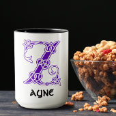 16e eeuw Celtic Knot Decorative Capital Z Mok