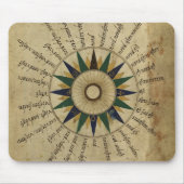 16e eeuw Compass-Roos Muismat (Voorkant)