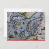 16e eeuw Kaart van Scandinavië (Voorkant / Achterkant)