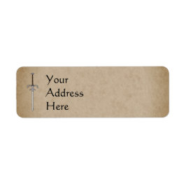 16e eeuw Learing/Processioneel zwaard Etiket