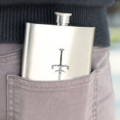 16e eeuw Learing/Processioneel zwaard Heupfles (Voorbeeld)