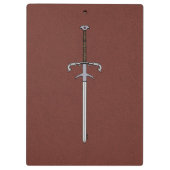 16e eeuw Learing/Processioneel zwaard Klembord (Achterkant)