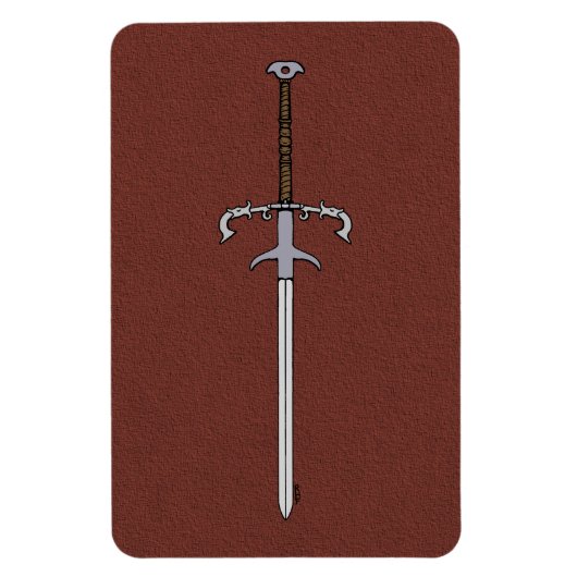 16e eeuw Learing/Processioneel zwaard Magneet (Verticaal)