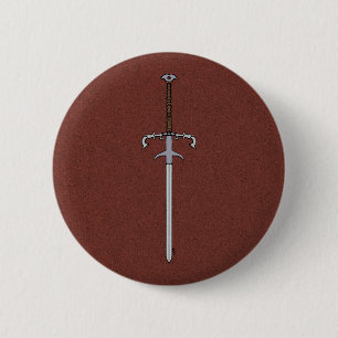 16e eeuw Learing/Processioneel zwaard Ronde Button 5,7 Cm