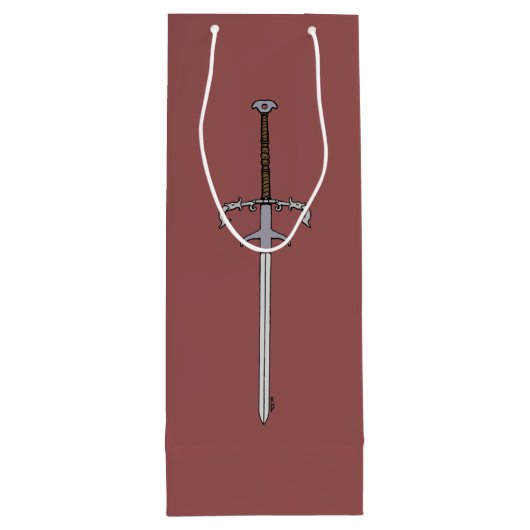 16e eeuw Learing/Processioneel zwaard Wijn Cadeautas (Achterkant)