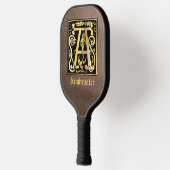 16e eeuw Mythic creeert decoratief kapitaal A Pickleball Paddle (Links)