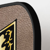 16e eeuw Mythic creeert decoratief kapitaal A Pickleball Paddle (Links Detail)