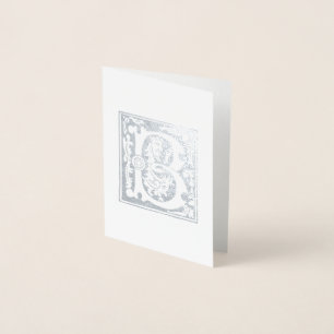 16e eeuw Mythische creaties Decoratief Kapitaal B Folie Kaarten