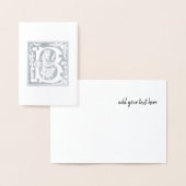 16e eeuw Mythische creaties Decoratief Kapitaal B Folie Kaarten (Display)