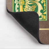 16e eeuw Mythische creaties Decoratief Kapitaal B Muismat (Hoek)