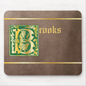 16e eeuw Mythische creaties Decoratief Kapitaal B Muismat (Voorkant)