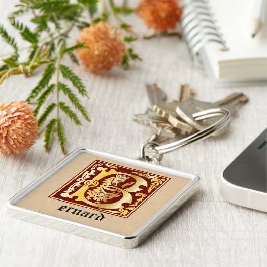 16e eeuw Mythische creaties Decoratief Kapitaal B Sleutelhanger (Zijkant)