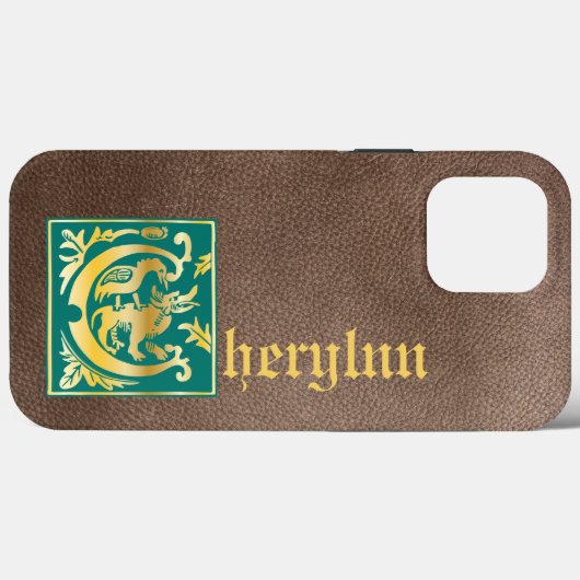 16e eeuw Mythische creaties Decoratief Kapitaal C Case-Mate iPhone Case (Achterkant (horizontaal))