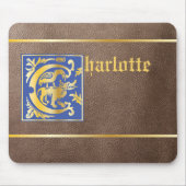 16e eeuw Mythische creaties Decoratief Kapitaal C Muismat (Voorkant)