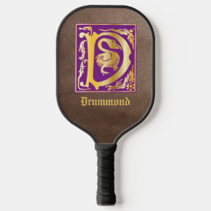 16e eeuw Mythische creaties Decoratief Kapitaal D Pickleball Paddle
