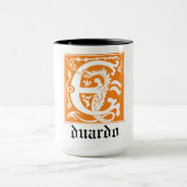 16e eeuw Mythische creaties Decoratief Kapitaal E Mok (Midden)