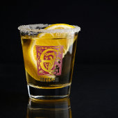 16e eeuw Mythische creaties Decoratief Kapitaal E Shot Glas