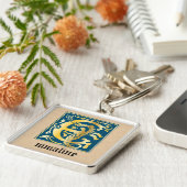 16e eeuw Mythische creaties Decoratief Kapitaal E Sleutelhanger (Zijkant)