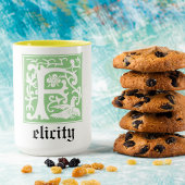 16e eeuw Mythische creaties Decoratief Kapitaal F Mok