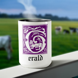 16e eeuw Mythische creaties Decoratief Kapitaal G Mok
