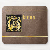 16e eeuw Mythische creaties Decoratief Kapitaal G Muismat (Voorkant)