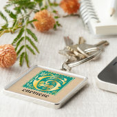 16e eeuw Mythische creaties Decoratief Kapitaal G Sleutelhanger (Zijkant)