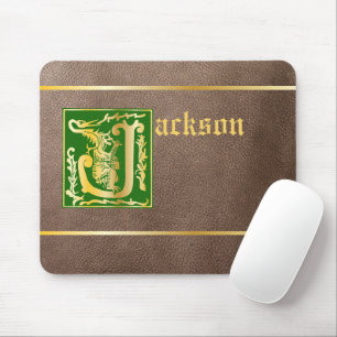 16e eeuw Mythische creaties Decoratief Kapitaal J Muismat